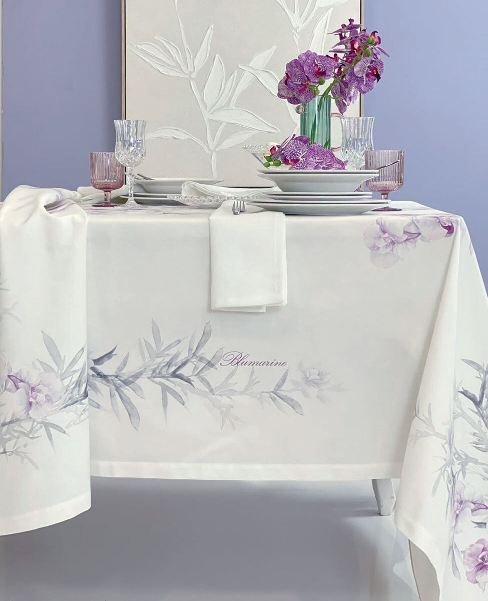 Tovaglia 170x270cm Orchidea - Blumarine