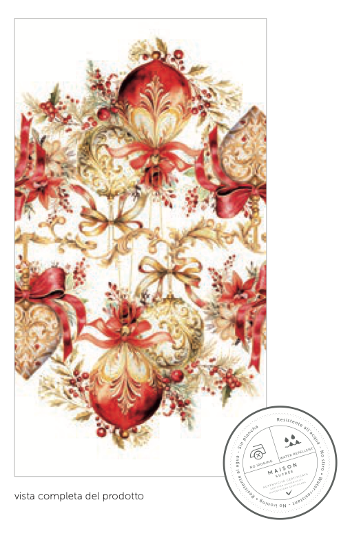 Tovaglia Antimacchia Natale Preziosi - Maison Sucrèe