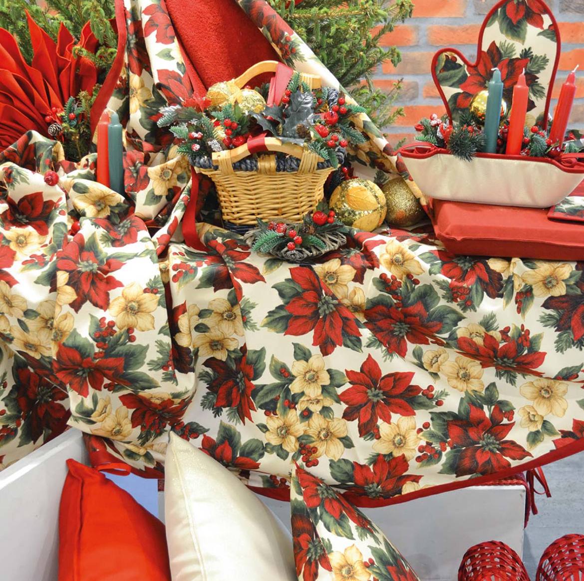 Tovaglietta 90x90cm Natale America - Bottaro