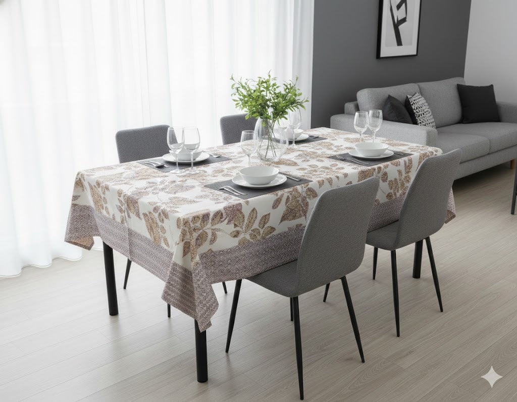 Tovaglia da tavola antimacchia Amaranta Bianco antico - Riviera