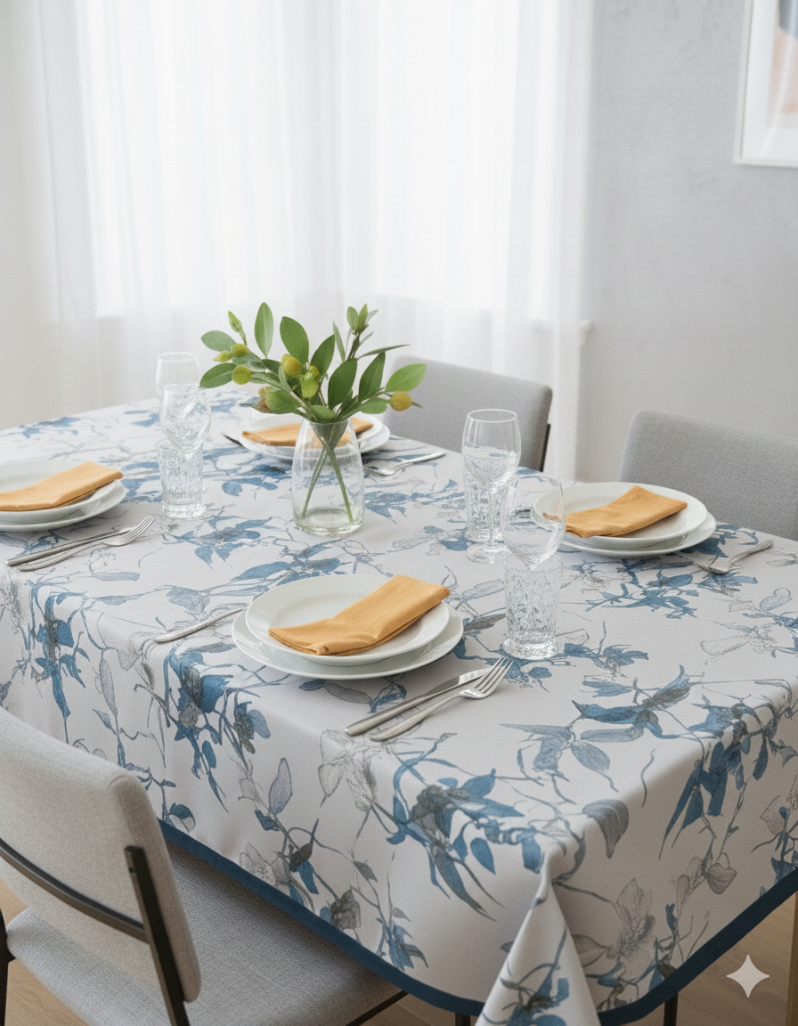 Tovaglia da tavola in cotone Kristal - Bottaro