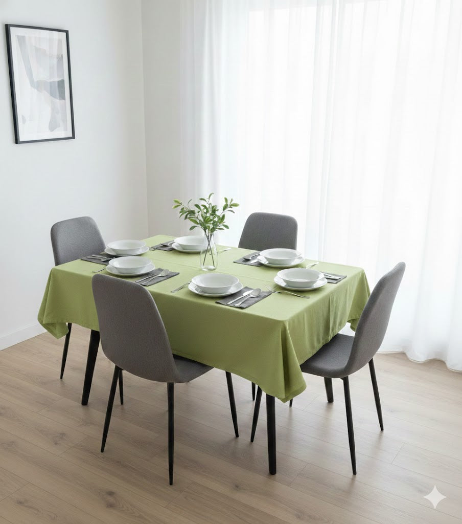 Tovaglia in Cotone Martingala Verde 140x250cm