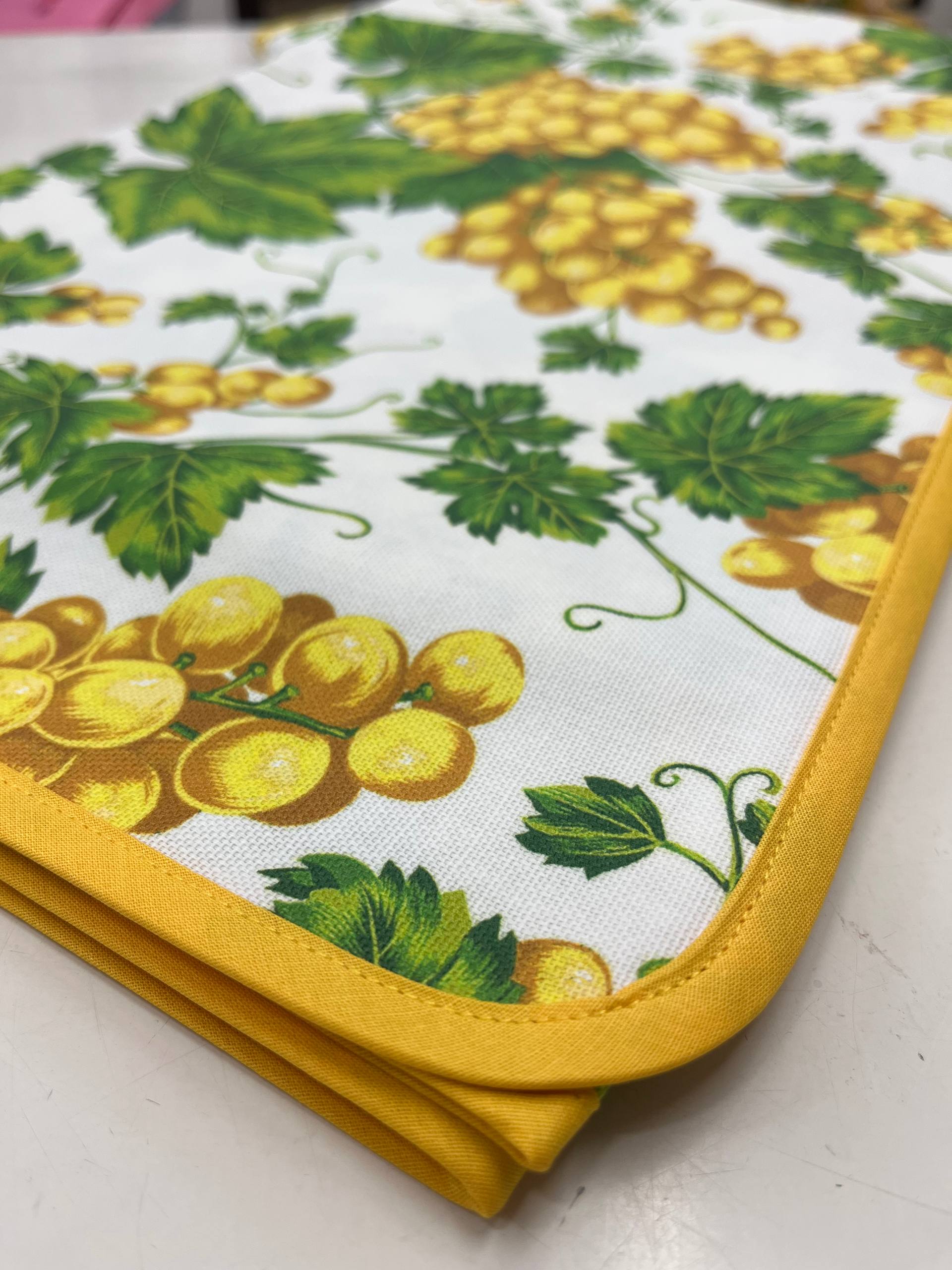 Tovaglia resinata antimacchia Vite Gialla - Bottaro