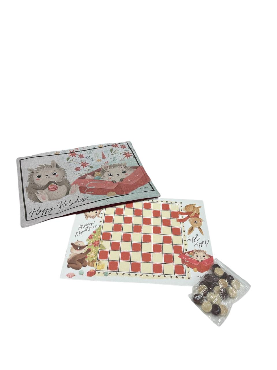 Tovaglietta americana in vinile Dama Natale - Maison Sucrèe