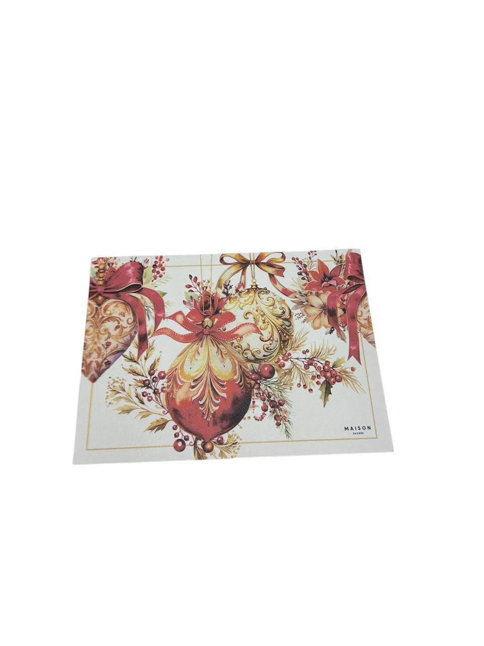 Tovaglietta americana in vinile Natale Preziosi var.02 - Maison Sucrèe