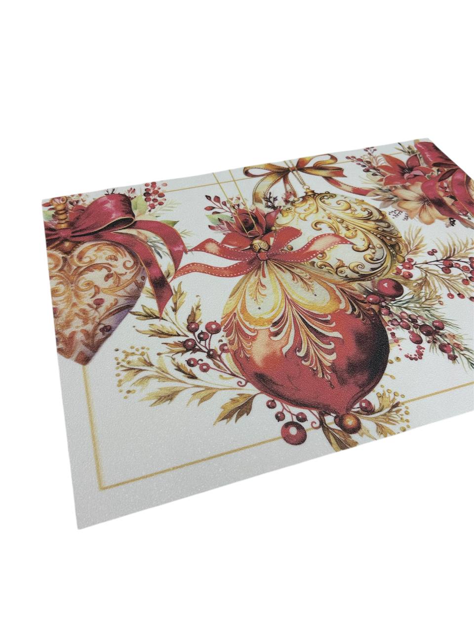 Tovaglietta americana in vinile Natale Preziosi var.02 - Maison Sucrèe