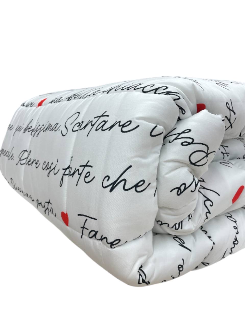 Trapunta invernale Matrimoniale SOLO CUORE - Camomilla Home