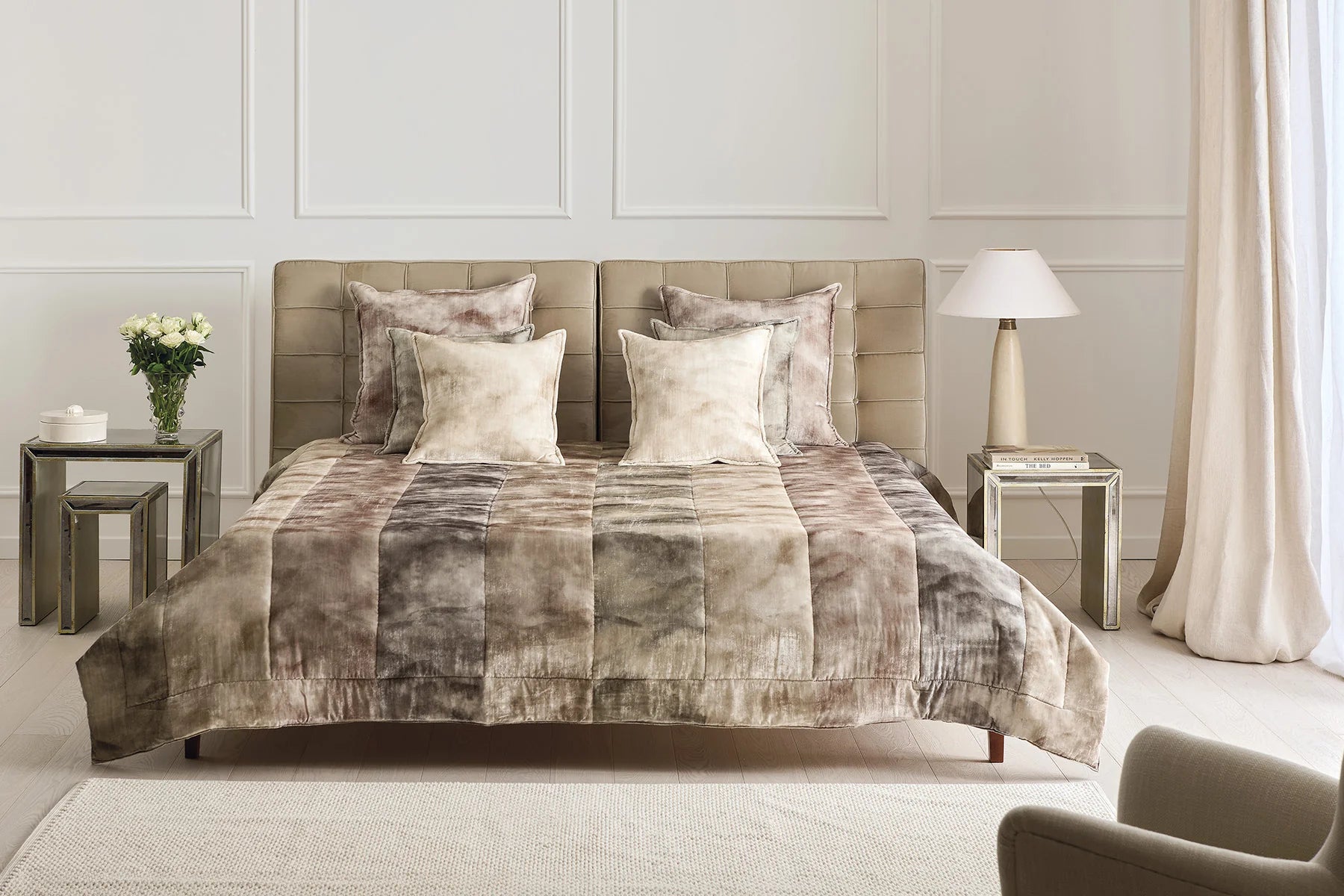 Trapuntino quilt matrimoniale Tiziano - Mastro Raphael