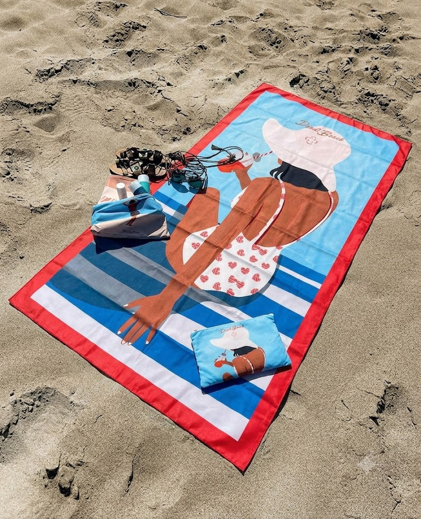 Telo mare in microfibra con pochette - Svad Dondi