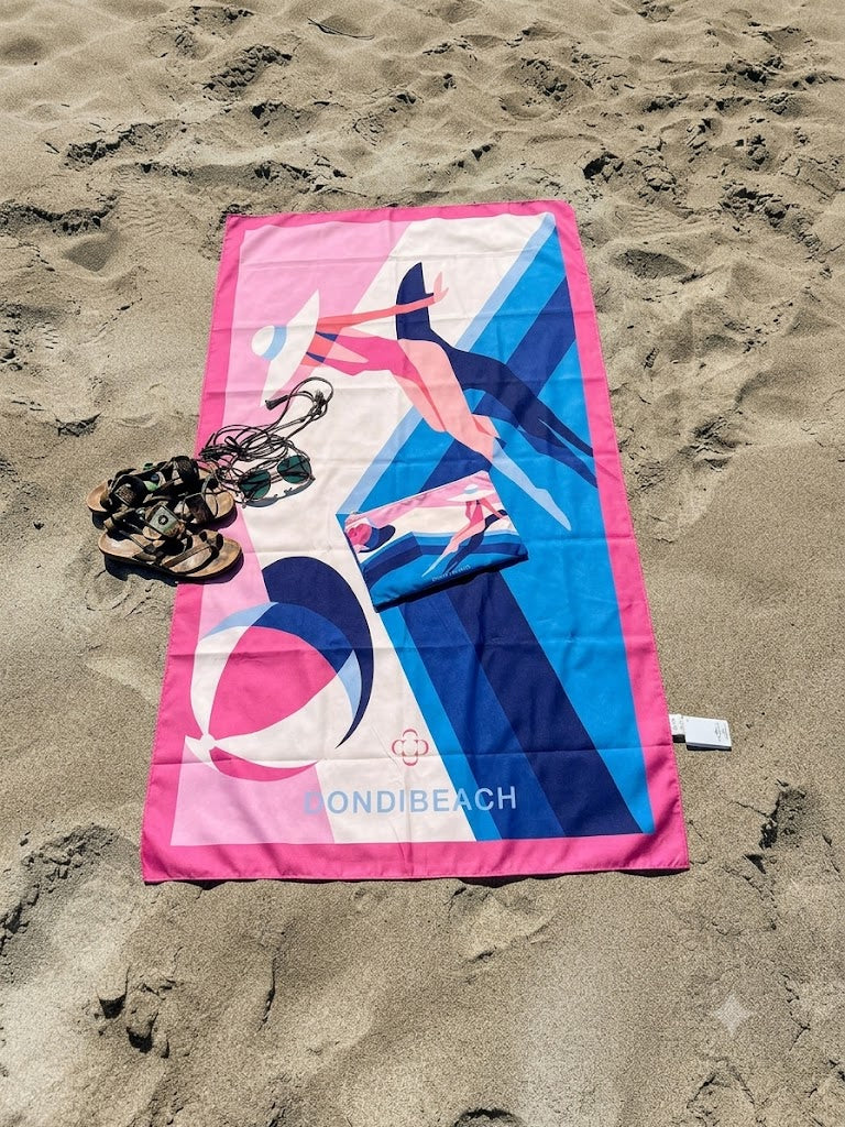 Telo mare in microfibra con pochette - Svad Dondi