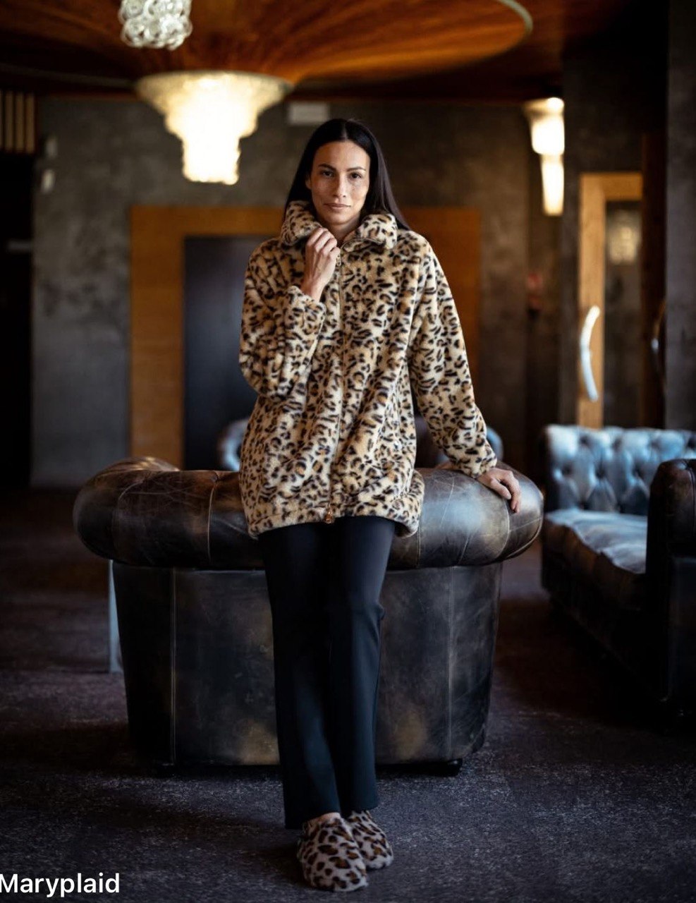 Vestaglia donna in pile Fake Fur - Maryhome