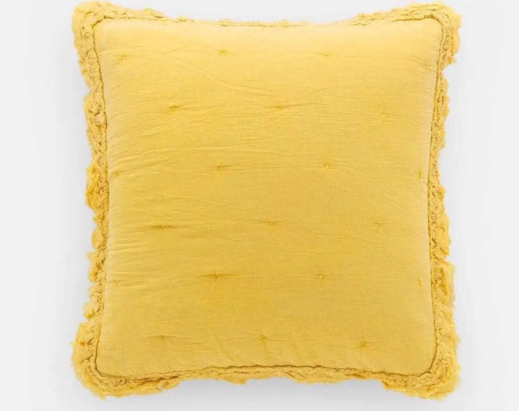 Cuscino arredo con rouches Cora 50x50 cm - Riviera