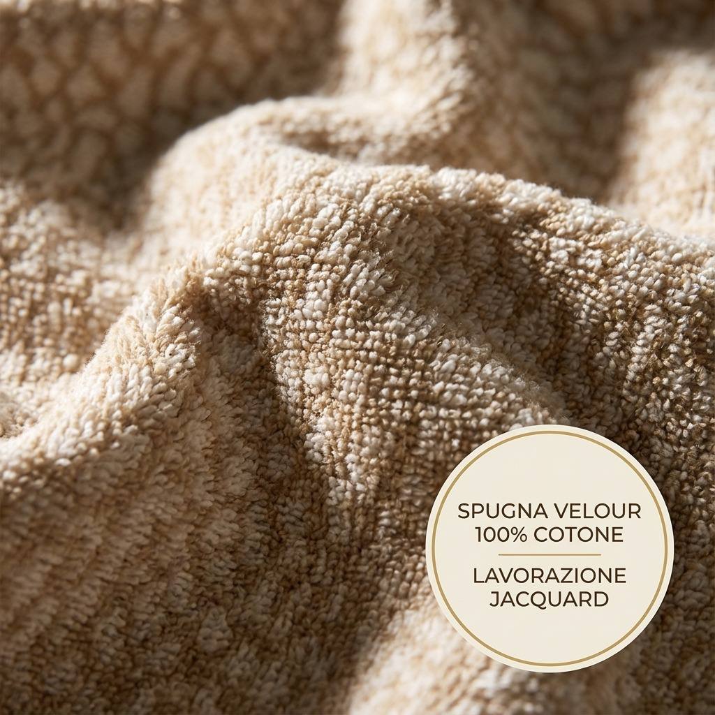 Coppia asciugamani (1+1) Twist Op - Borbonese