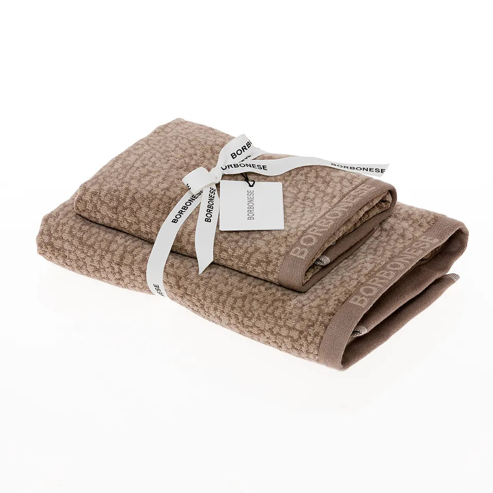 Coppia asciugamani (1+1) Twist Op - Borbonese