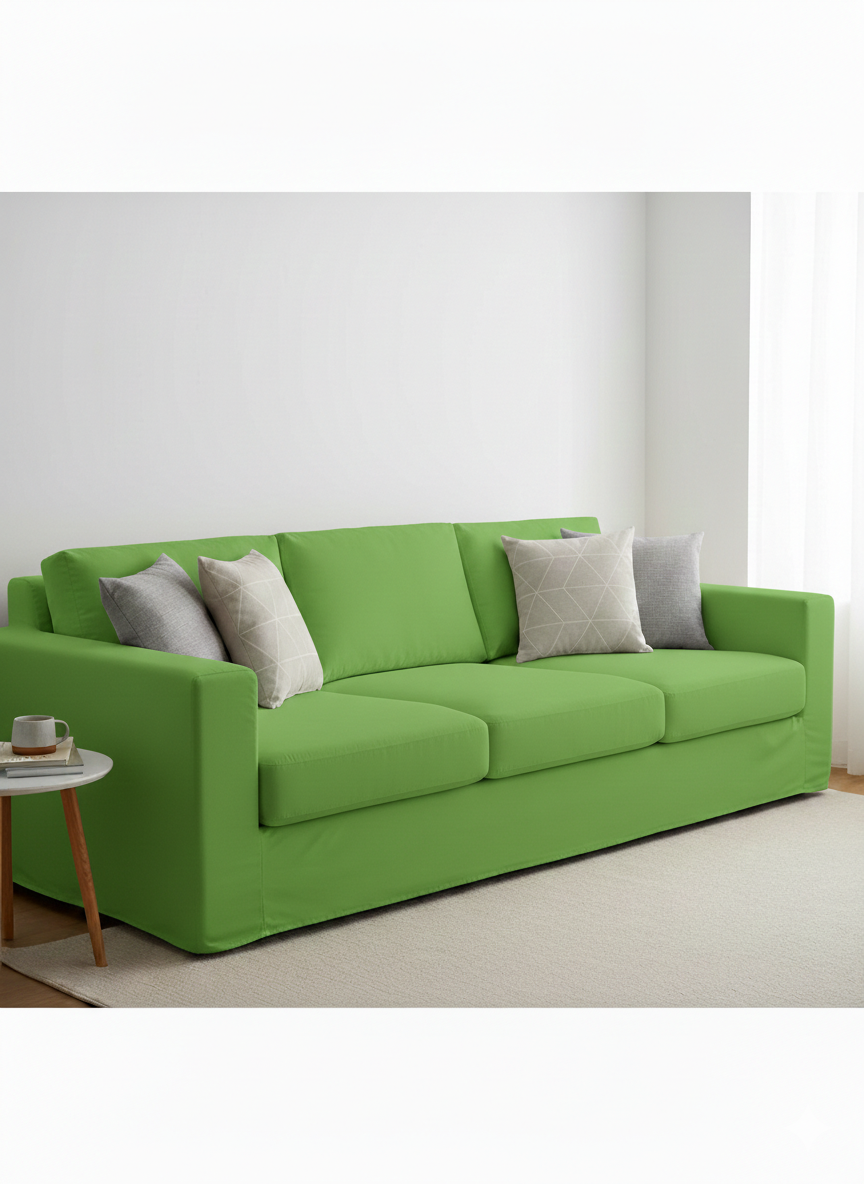 Copridivano elasticizzato Verde - Kuveè Home