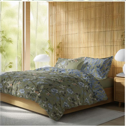 Completo copripiumino Matrimoniale Bamboo - INHOM