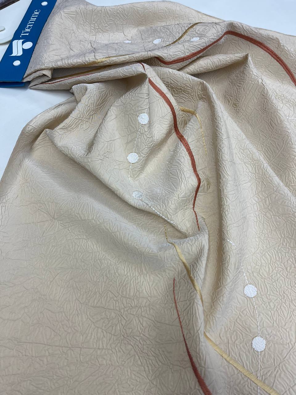 Tessuto tendaggio Taffetà stropicciato 250x300cm