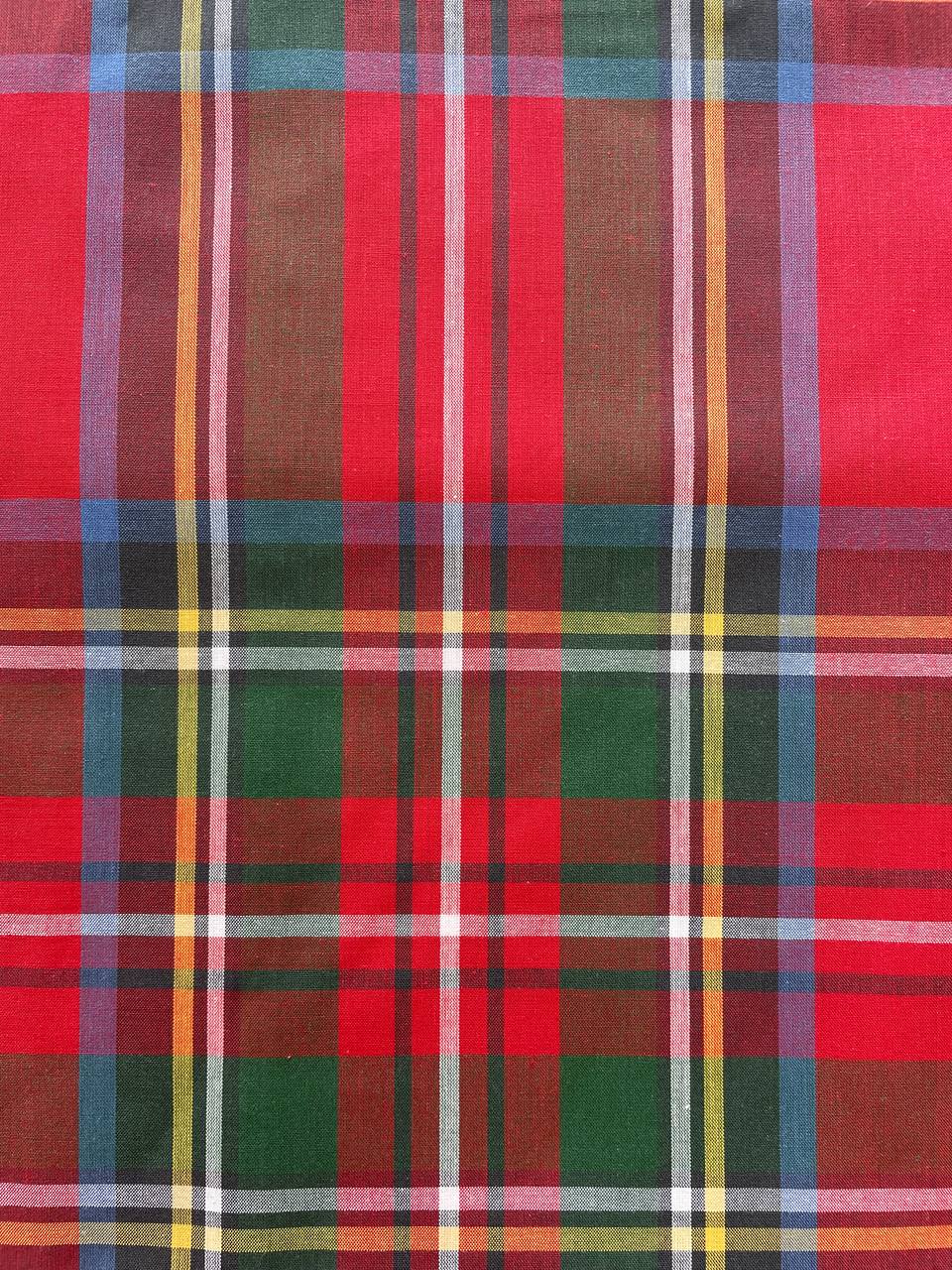 Completo lenzuola 1 piazza Clan rosso/verde