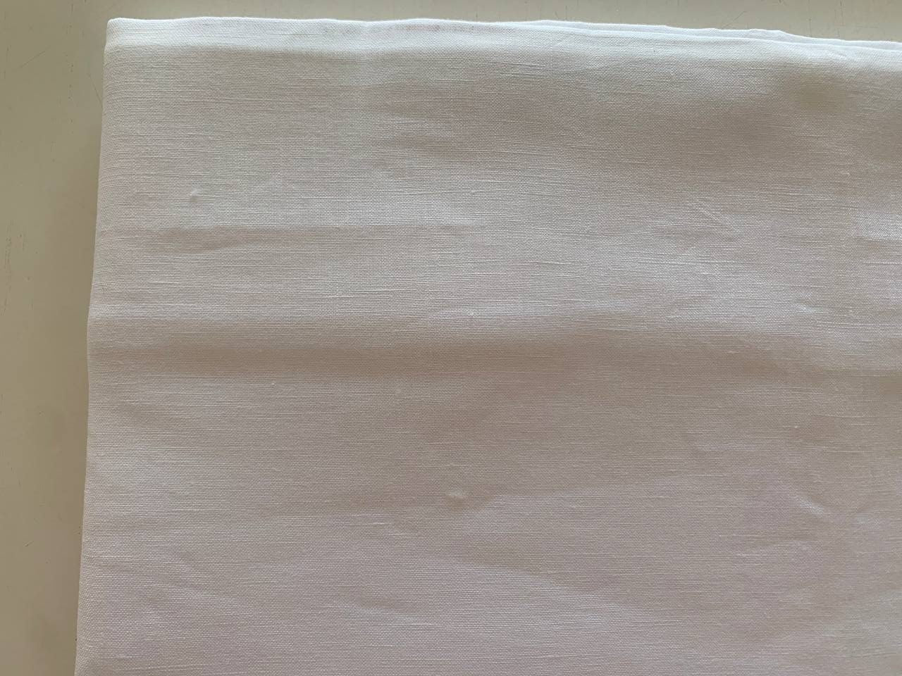 Lenzuolo sotto teso matrimoniale lino bianco