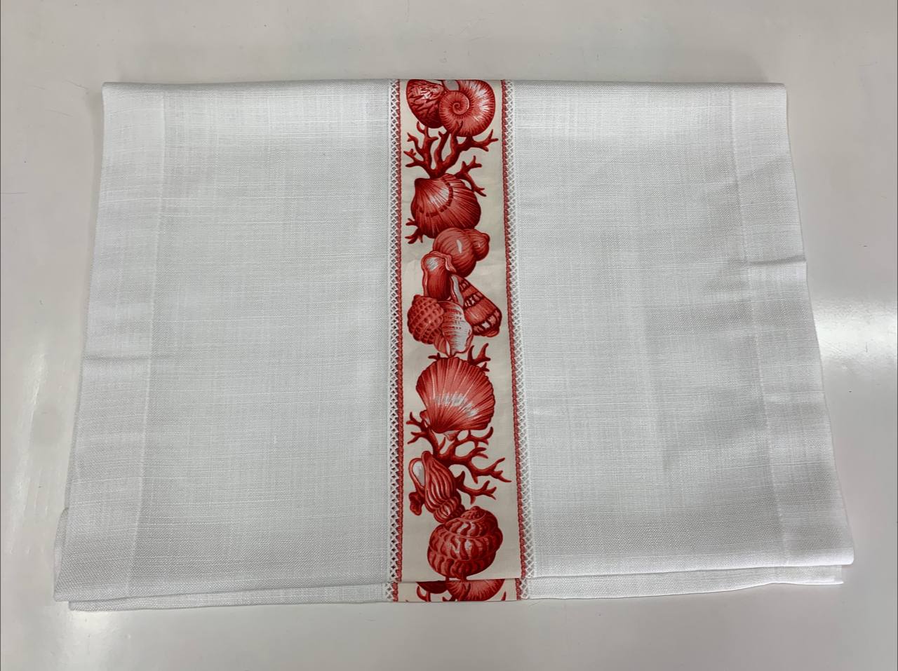 Coppia tendine modello conchiglie 60x170cm