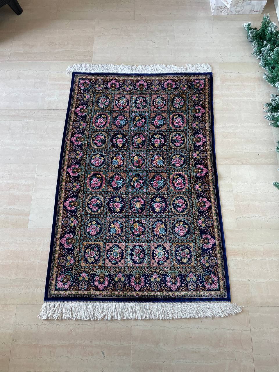 Tappeto orientale in seta 150x100cm