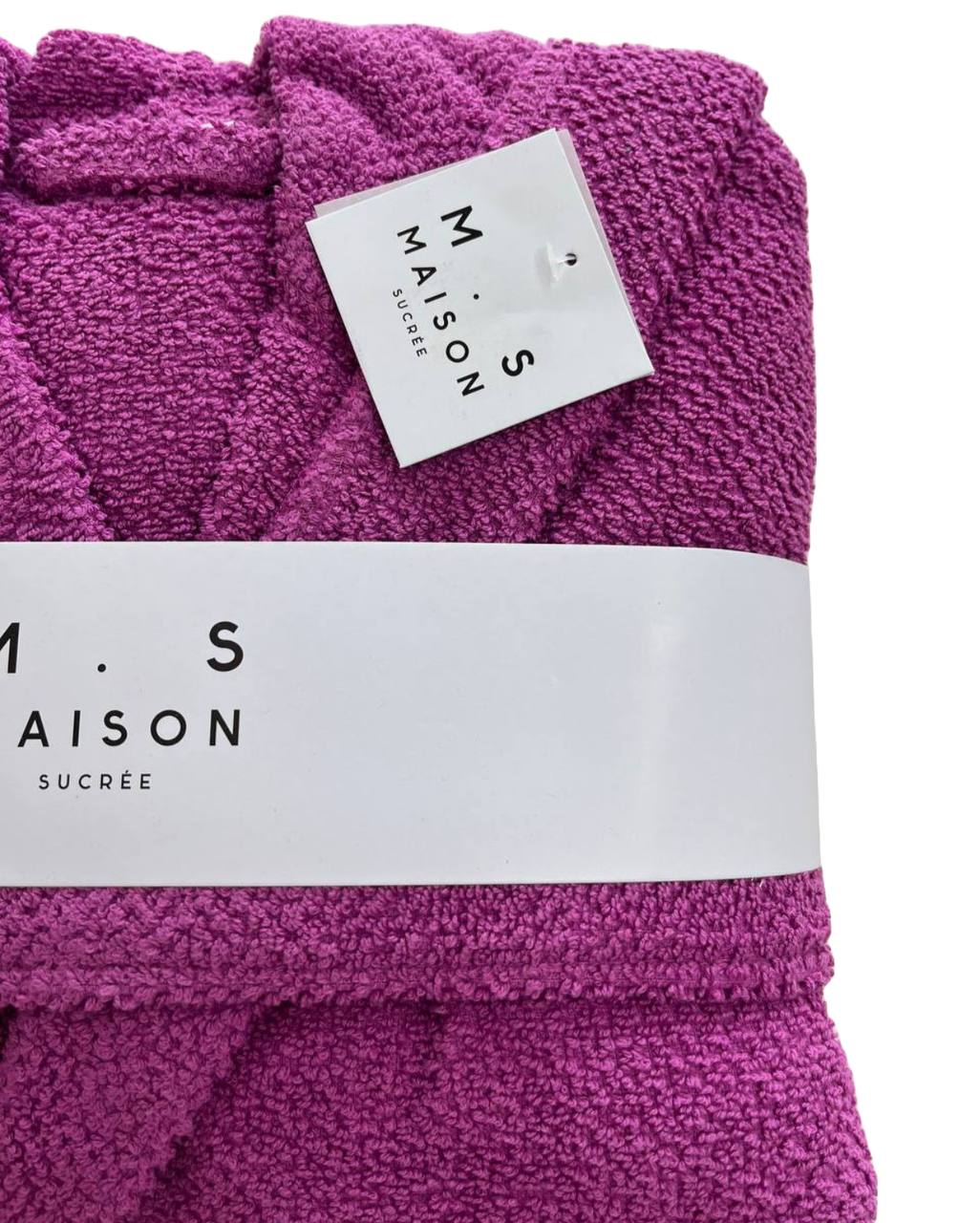 Accappatoio in spugna di cotone Pepe Orchidea - Maison Sucrèe