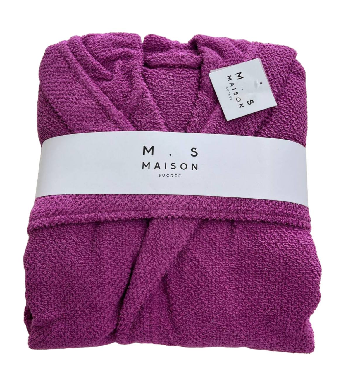 Accappatoio in spugna di cotone Pepe Orchidea - Maison Sucrèe