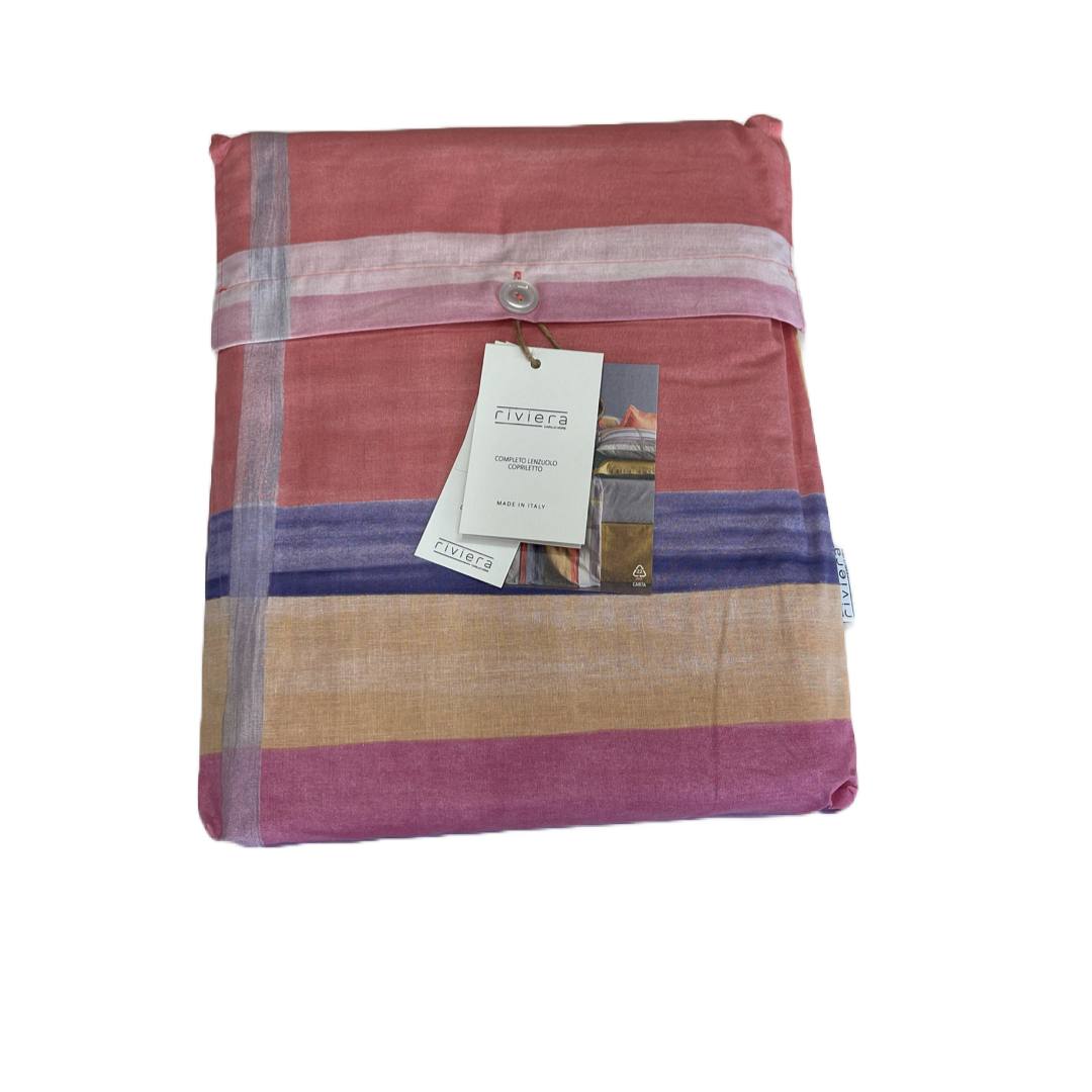 Completo lenzuolo copriletto 1 piazza Pic Nic - Riviera