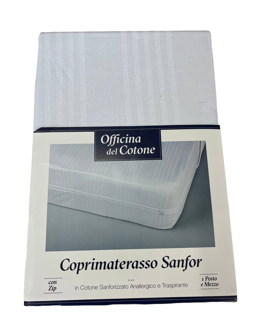 Coprimaterasso Sanfor 1 piazza e mezza con cerniera