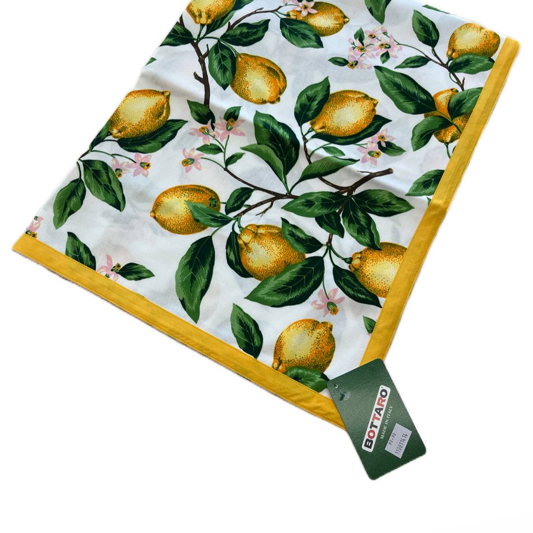 Tovaglietta quadrata in cotone Sorrento Limoni - Bottaro