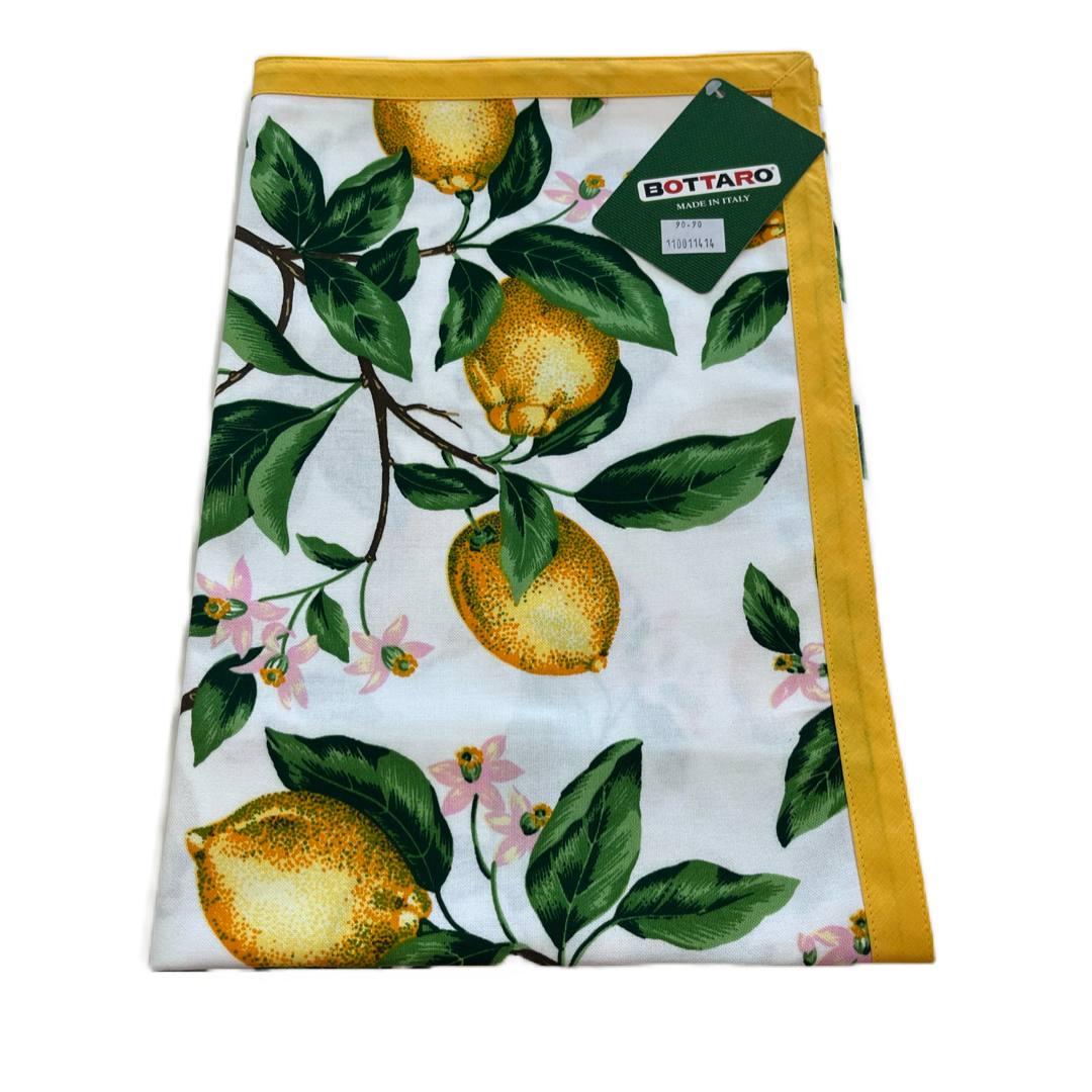 Tovaglietta quadrata in cotone Sorrento Limoni - Bottaro