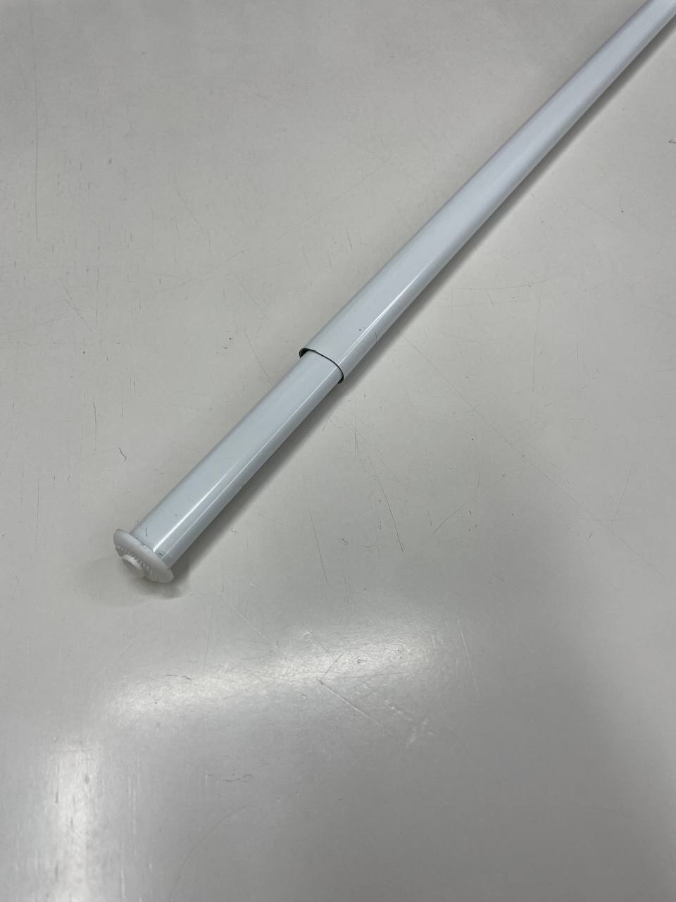 Coppia bacchette a vetro estensibile bianco in alluminio