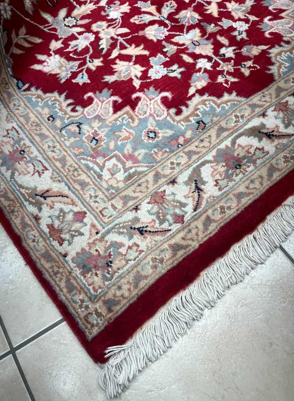 Tappeto Orientale Islamabad 194x122cm rosso annodato a mano