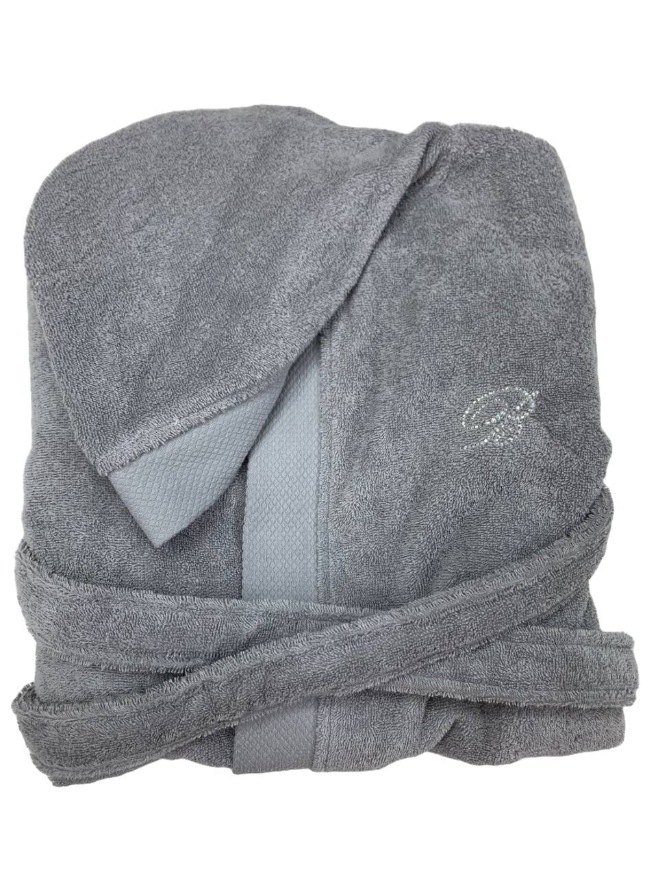 Accappatoio in spugna Benessere Grigio - Blumarine