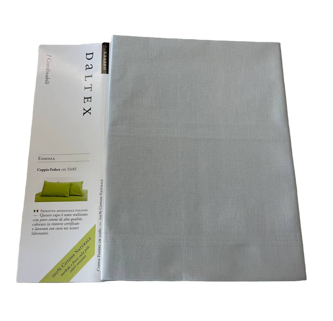 Coppia federe cm 52x82cm 100% cotone Essenza