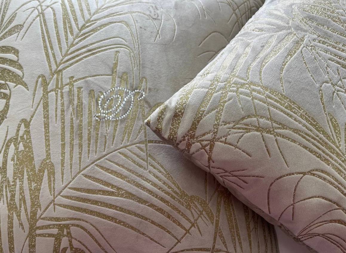 Coperta Matrimoniale + coppia cuscini in velluto Fiaba - David Home