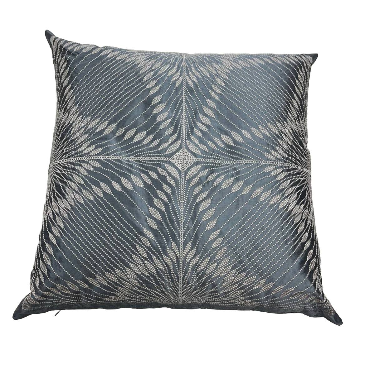 Coppia cuscini arredo 50x50cm grigio acciaio - Micol