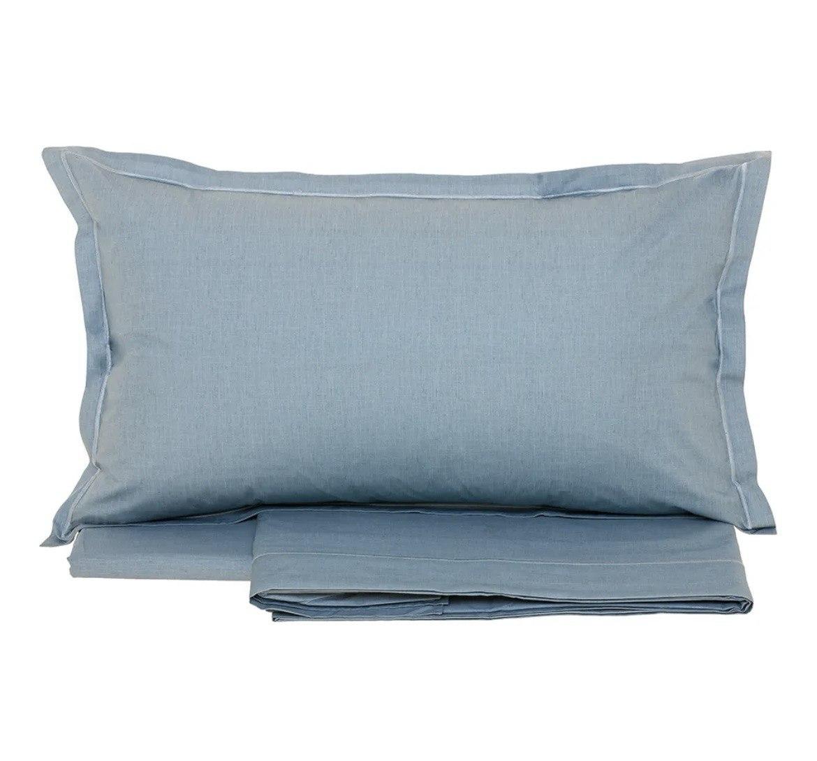 Completo lenzuolo copriletto Color matrimoniale - Tessitura Randi