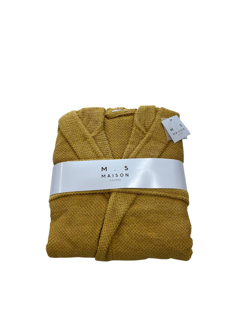 Accappatoio in spugna Pepe Mostarda - Maison Sucrèe