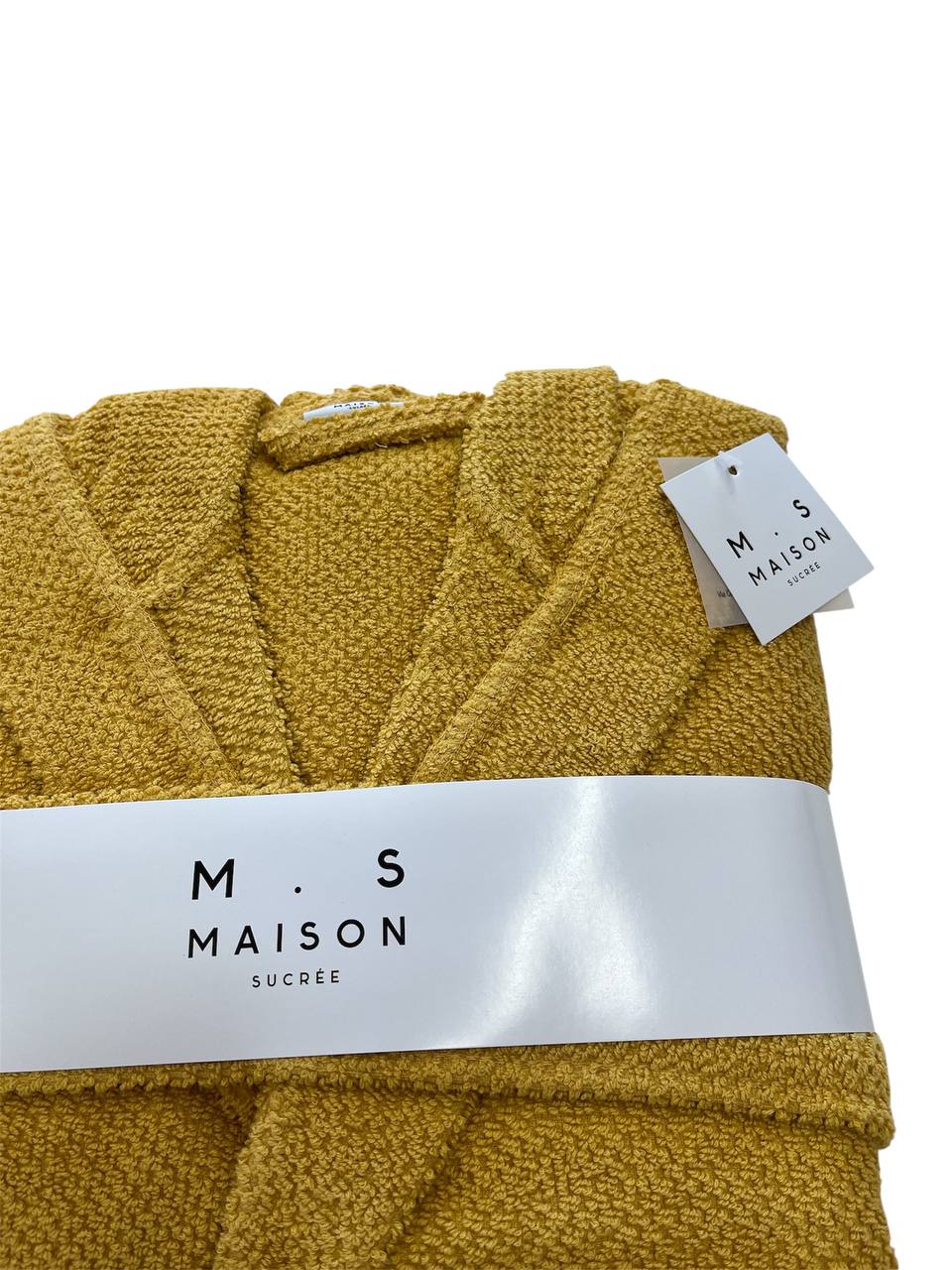 Accappatoio in spugna Pepe Mostarda - Maison Sucrèe