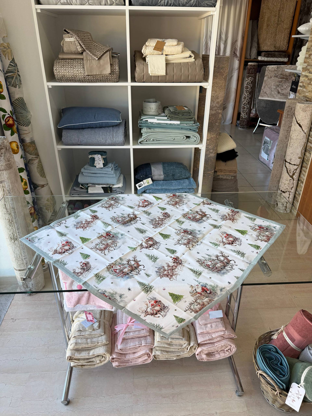 Tovaglietta 90x90cm natale Incanto - Bottaro