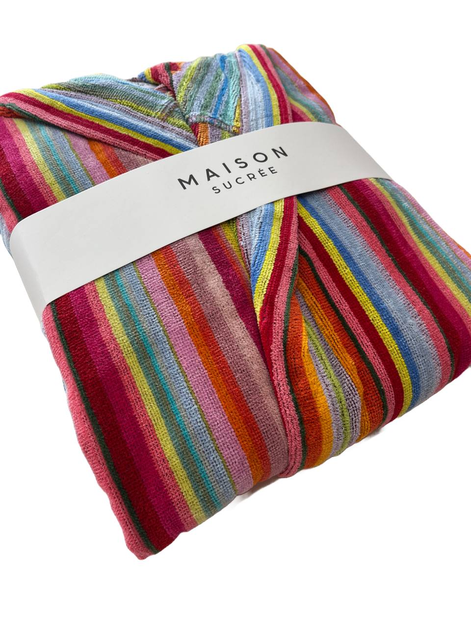 Accappatoio Jacquard Multicolor taglia XXL - Maison Sucrèe