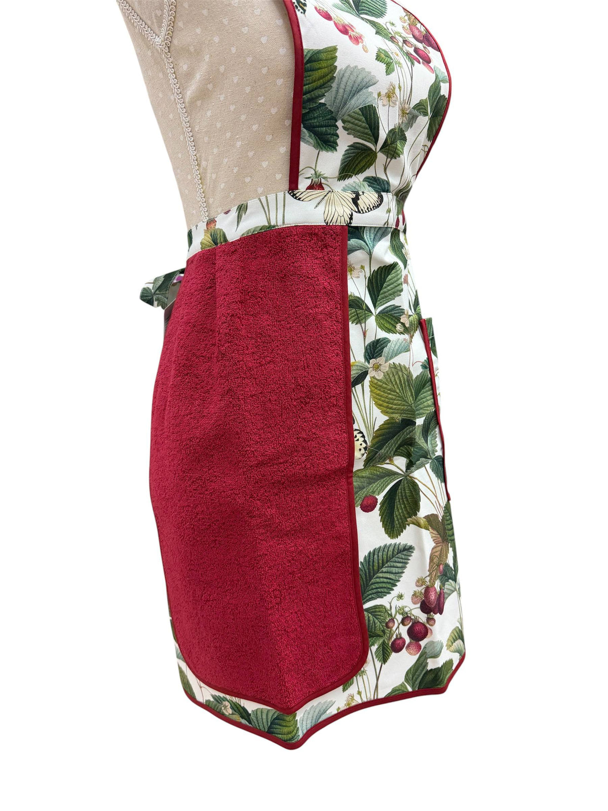Grembiule con asciughino Natale Fragoline - Bottaro
