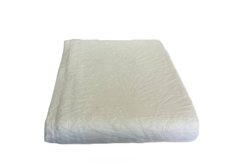 Copriletto 1 piazza in cotone Jacquard Fronda - Riviera