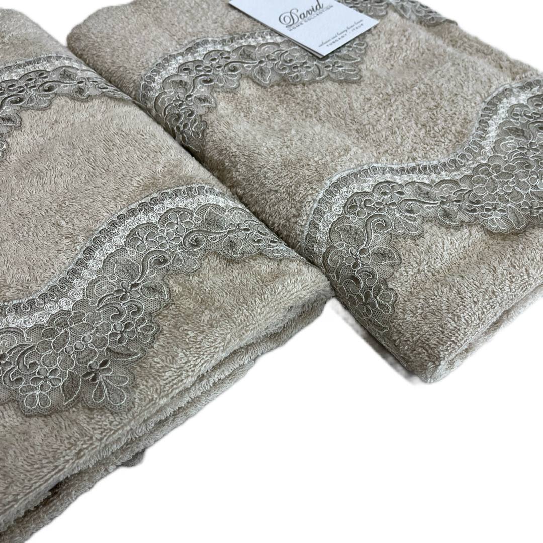 Set asciugamani Brenda 2+2 viso ed ospite - David Home