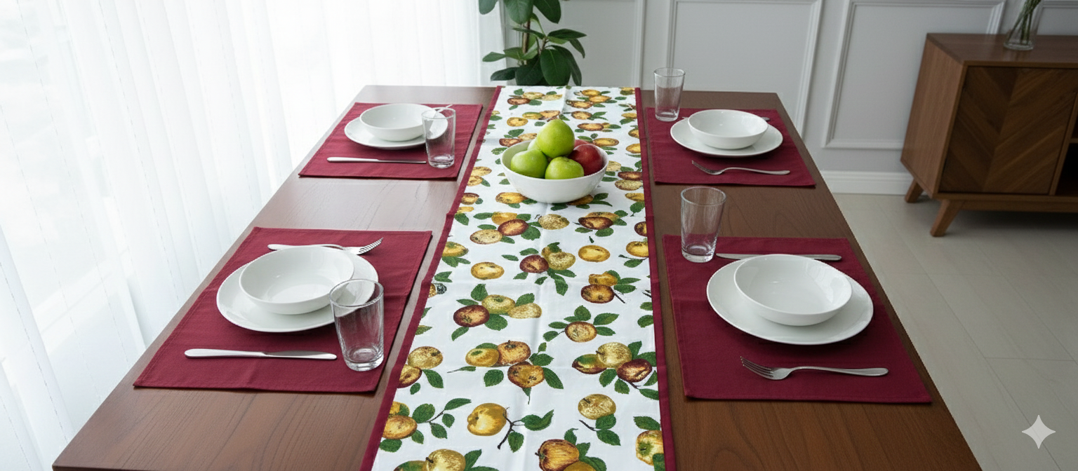 Runner 55x140cm Mele - Bottaro