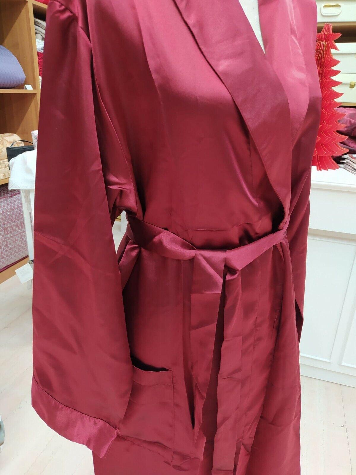 Vestaglia Uomo taglia 54 Bordeaux tinta unita