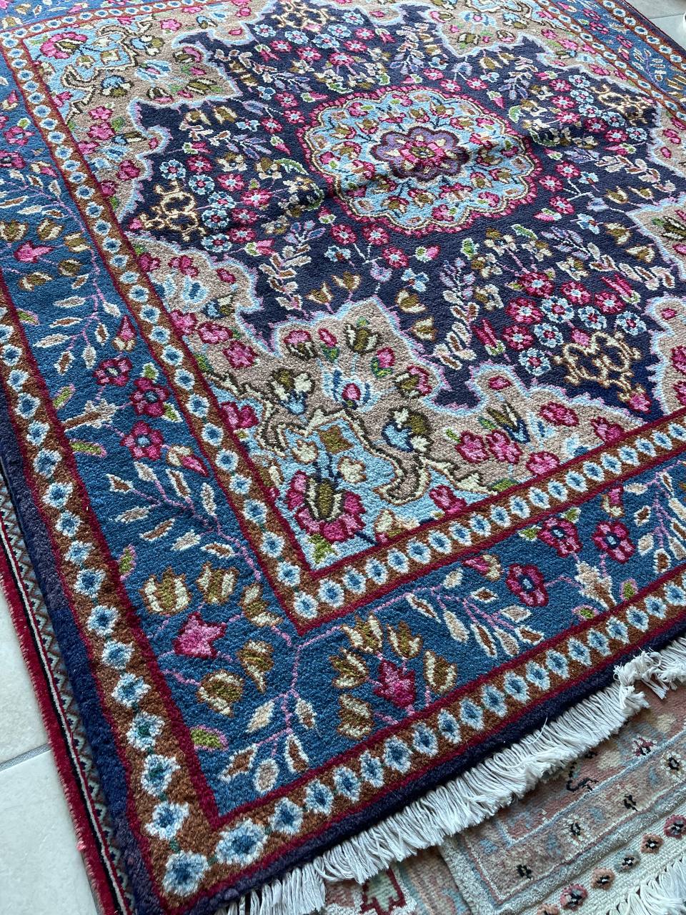 Tappeto orientale 150x140cm annodato a mano
