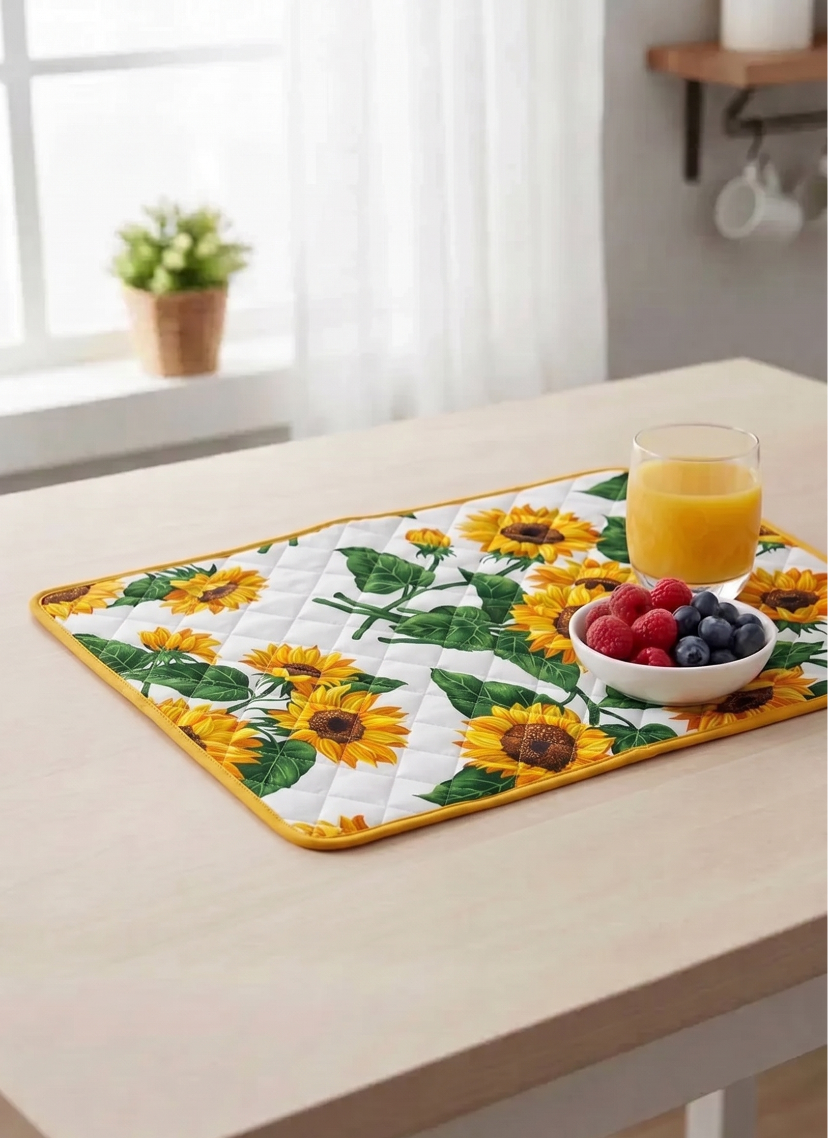 Tovaglietta americana con tovagliolo Girasole - Bottaro