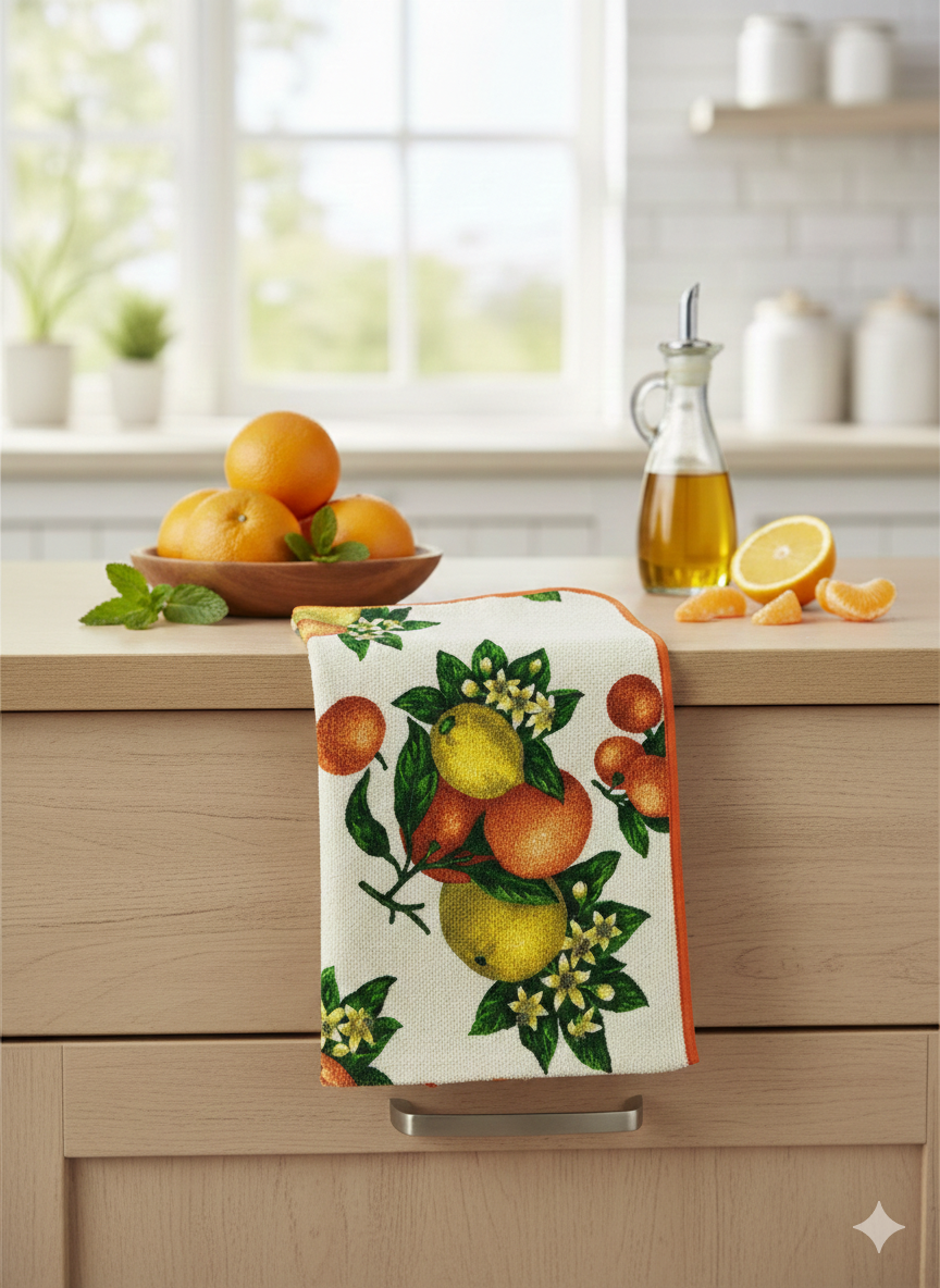 Strofinaccio in spugna Agrumi - Bottaro